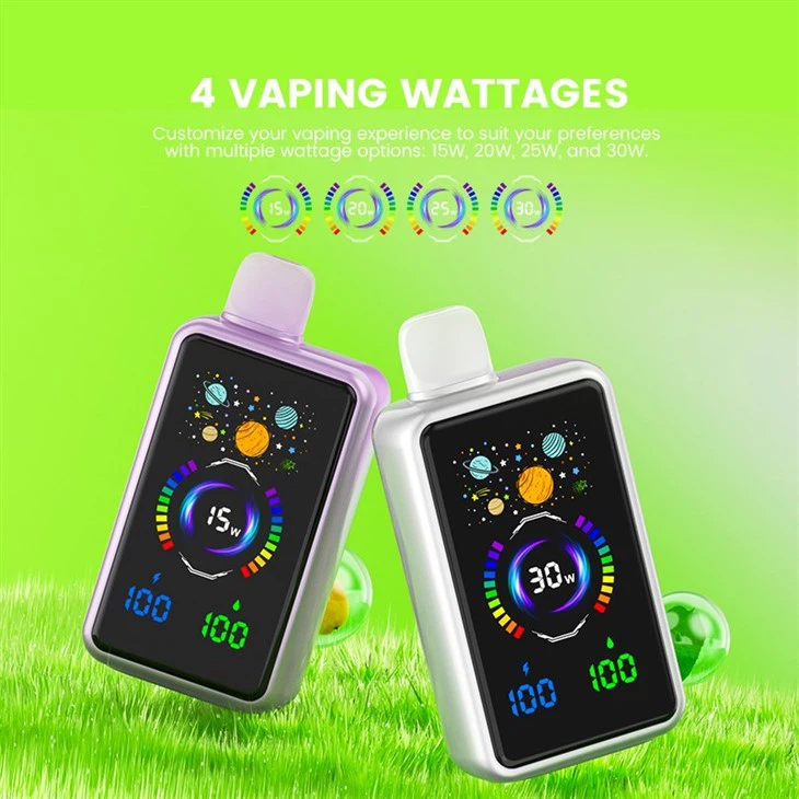 Bigest 30K Puffs 25ML Disposable Vape Device With Adjustable Airflow & HD Full Screen